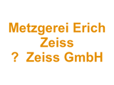 Metzgerei Erich Zeiss –  Zeiss GmbH Logo