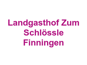 Landgasthof Zum Schlössle Finningen Logo