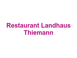 Restaurant Landhaus Thiemann Logo