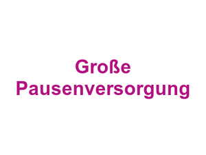 Große Pausenversorgung Logo