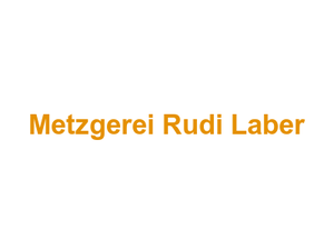 Metzgerei Rudi Laber Logo