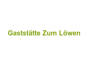 Gaststätte Zum Löwen Logo