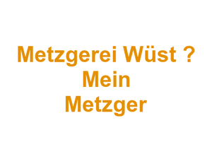 Metzgerei Wüst – Mein Metzger Logo