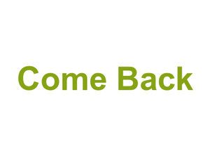 Come Back Logo