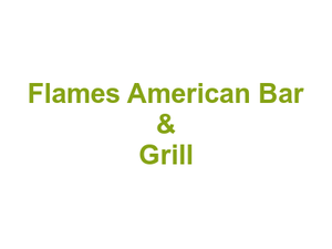 Flames American Bar & Grill Logo
