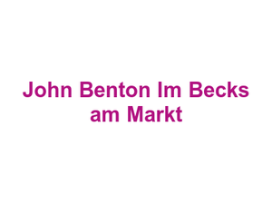 John Benton Im Becks am Markt Logo