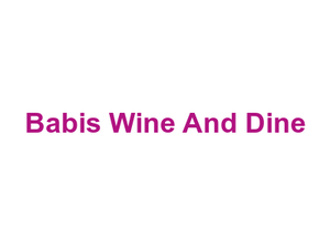 Babis Wine And Dine Logo