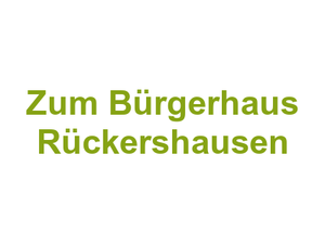 Zum Bürgerhaus Rückershausen Logo
