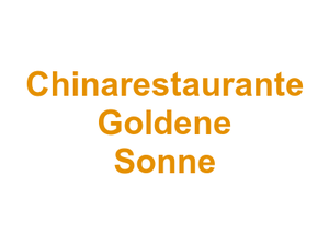 Chinarestaurante Goldene Sonne Logo