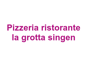 Pizzeria ristorante la grotta singen Logo