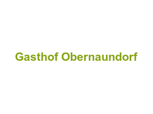 Gasthof Obernaundorf Logo