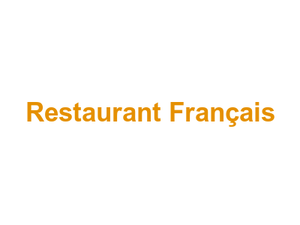Restaurant Français Logo