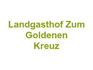 Landgasthof Zum Goldenen Kreuz Logo
