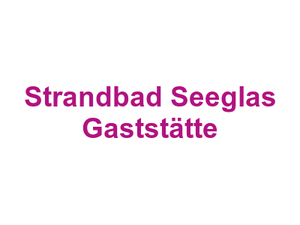 Strandbad Seeglas Gaststätte Logo