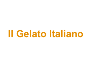 Il Gelato Italiano Logo