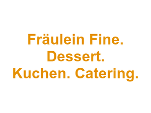 Fräulein Fine. Dessert. Kuchen. Catering. Logo