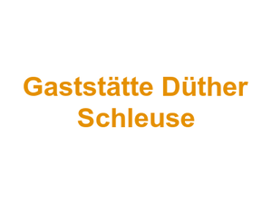 Gaststätte Düther Schleuse Logo