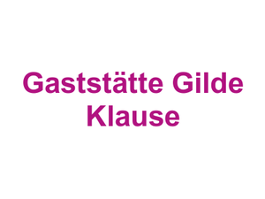 Gaststätte Gilde Klause Logo