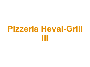 Pizzeria Heval-Grill III Logo