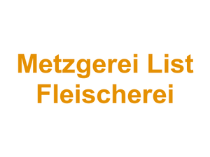 Metzgerei List Fleischerei Logo