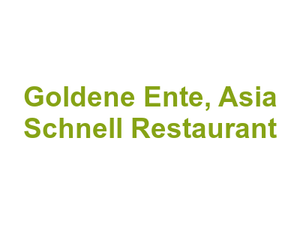 Goldene Ente, Asia Schnell Restaurant Logo