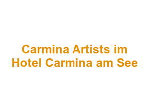 Carmina Artists im Hotel Carmina am See Logo