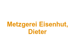 Metzgerei Eisenhut, Dieter Logo
