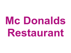 Mc Donald's Restaurant Logo