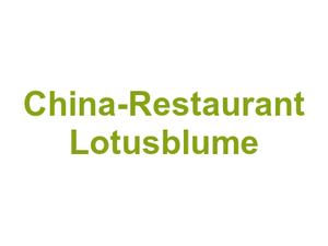China-Restaurant Lotusblume Logo