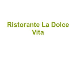 Ristorante La Dolce Vita Logo