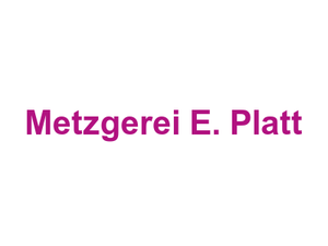 Metzgerei E. Platt Logo