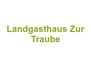 Landgasthaus Zur Traube Logo