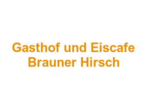 Gasthof und Eiscafe Brauner Hirsch Logo