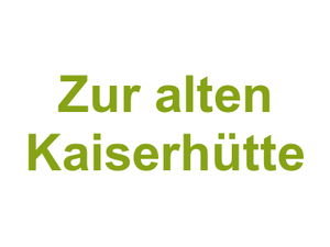 Zur alten Kaiserhütte Logo