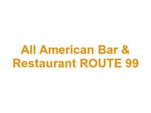 All American Bar & Restaurant ROUTE 99 Logo