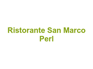 Ristorante San Marco Perl Logo