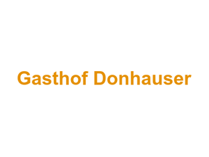 Gasthof Donhauser Logo