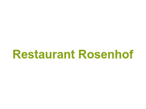 Restaurant Rosenhof Logo