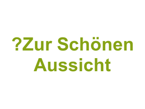 Gaststätte am Campingplatz „Zur Schönen Aussicht" Logo