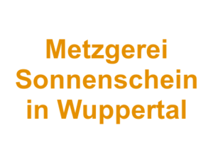 Metzgerei Sonnenschein in Wuppertal Logo