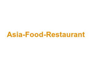 Asia-Food-Restaurant Logo