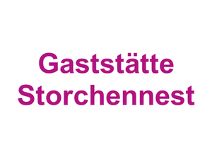 Gaststätte Storchennest Logo