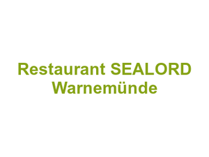 Restaurant SEALORD Warnemünde Logo