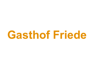 Gasthof Friede Logo