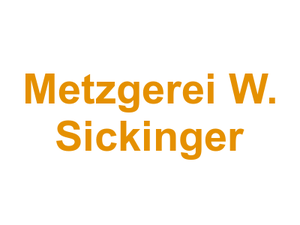 Metzgerei W. Sickinger Logo