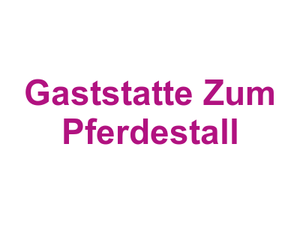 Gaststatte Zum Pferdestall Logo