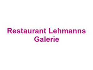 Restaurant Lehmanns Galerie Logo