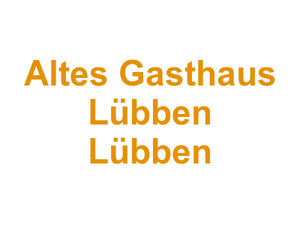 Altes Gasthaus Lübben Lübben Logo