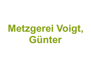 Metzgerei Voigt, Günter Logo