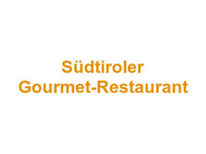Südtiroler Gourmet-Restaurant Logo